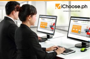 ichoose logo pc screen